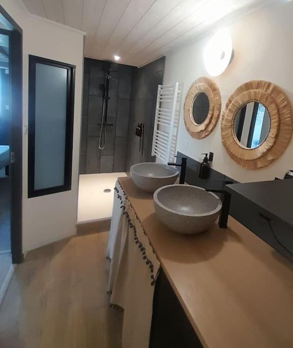 Maison 4Pers Avec Jacuzzi Privatif Couvert Proche Ocean Brem Sur Mer Exterior foto